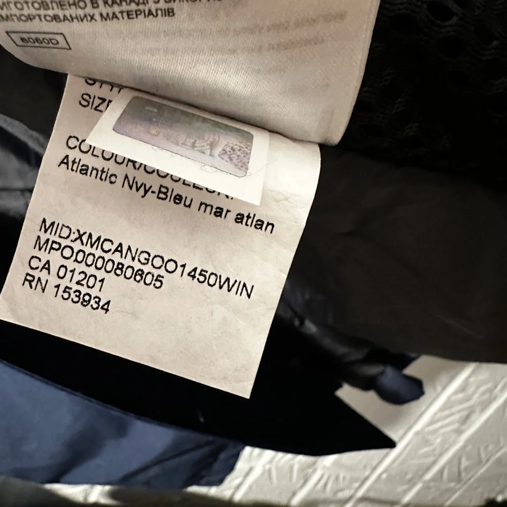 NWT New Canada Goode Rossclaire Down Parka in Atlantic Navy Size Small - Picture 6 of 10